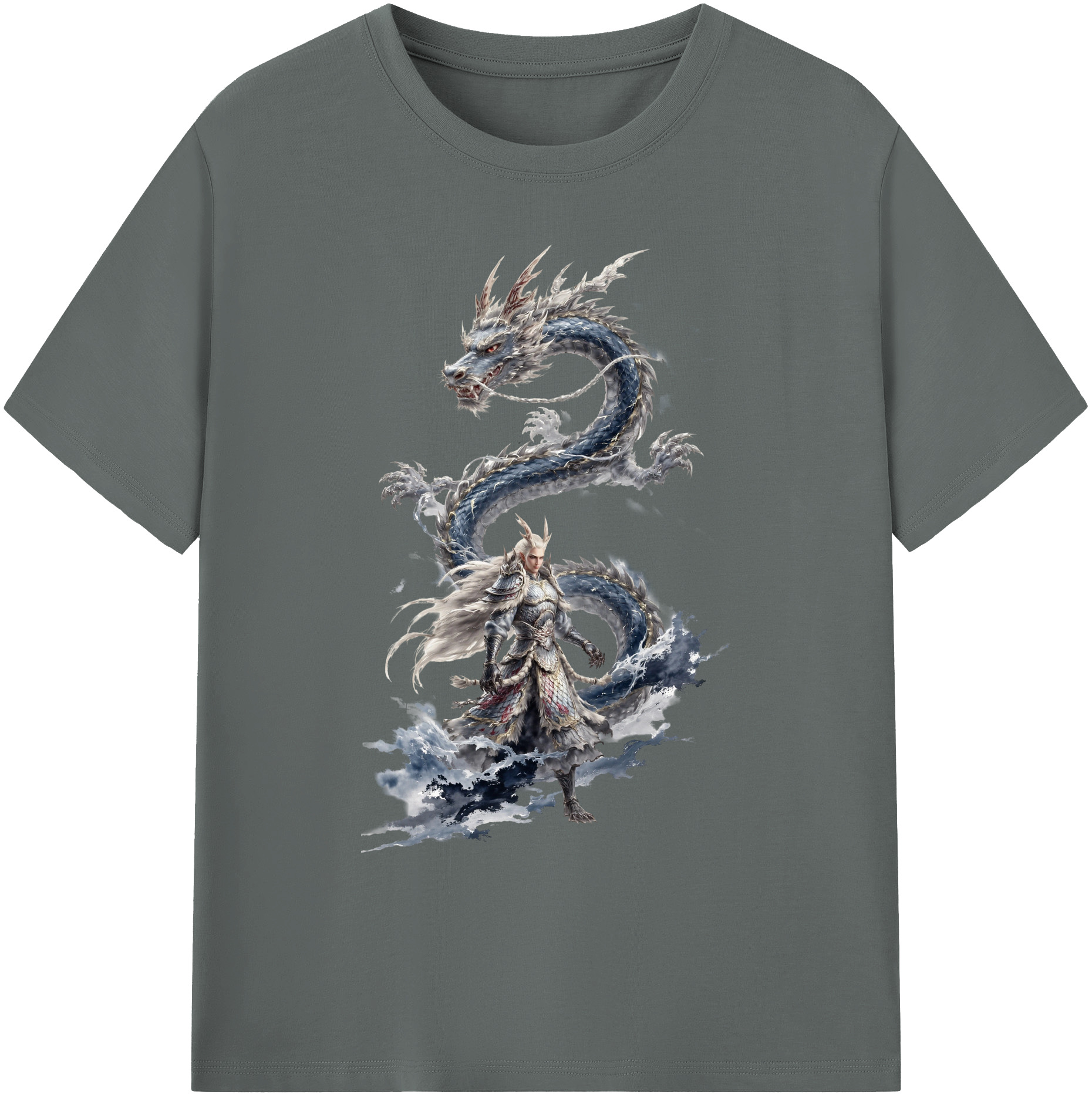 （画像用） Ne Zha 2 ナタ 魔童の大暴れ 綿100％ メンズ半袖Tシャツ｜肌触りやわらか＆通気性